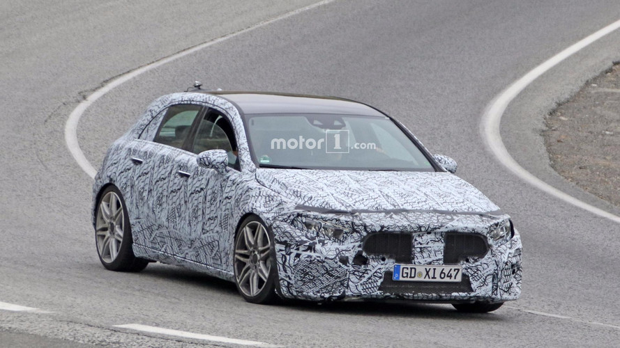 Mercedes-AMG A45 2018, fotos espía
