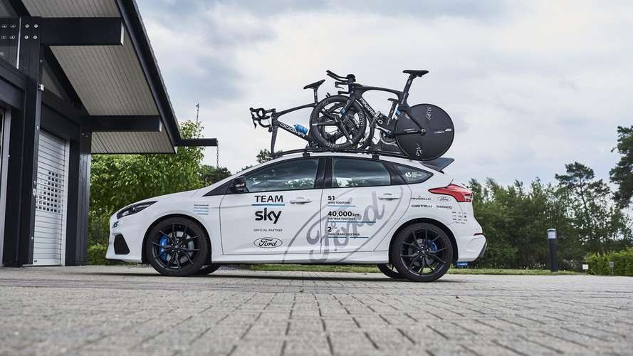 La Ford Focus de la Sky pour le Tour de France