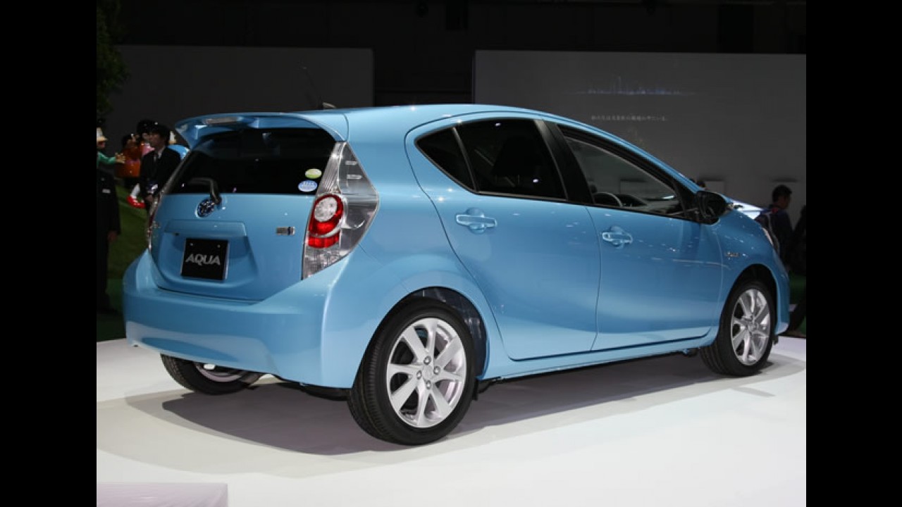 Híbrido: Toyota Aqua Hybrid é lançado no Japão pelo equivalente a R$ 40.300
