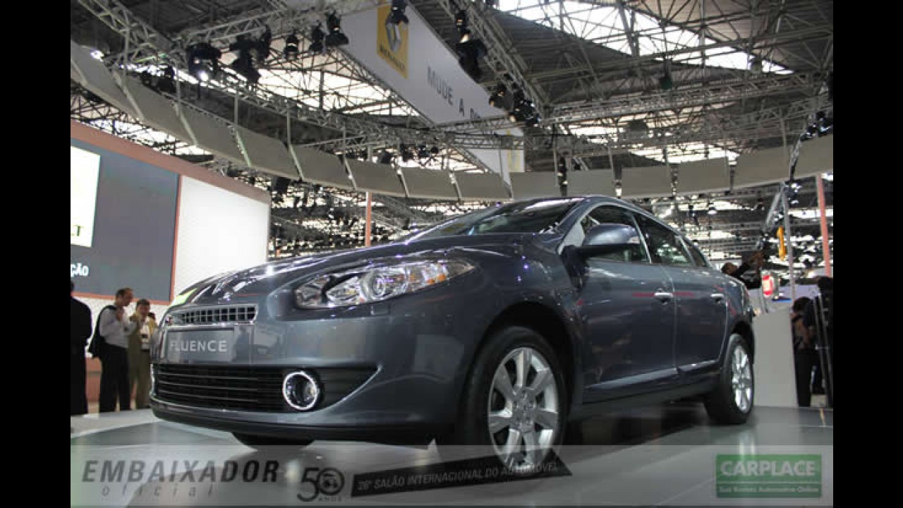 Salão do Automóvel: Renault lança Fluence com motor 2.0 Flex e câmbio CVT - Veja fotos