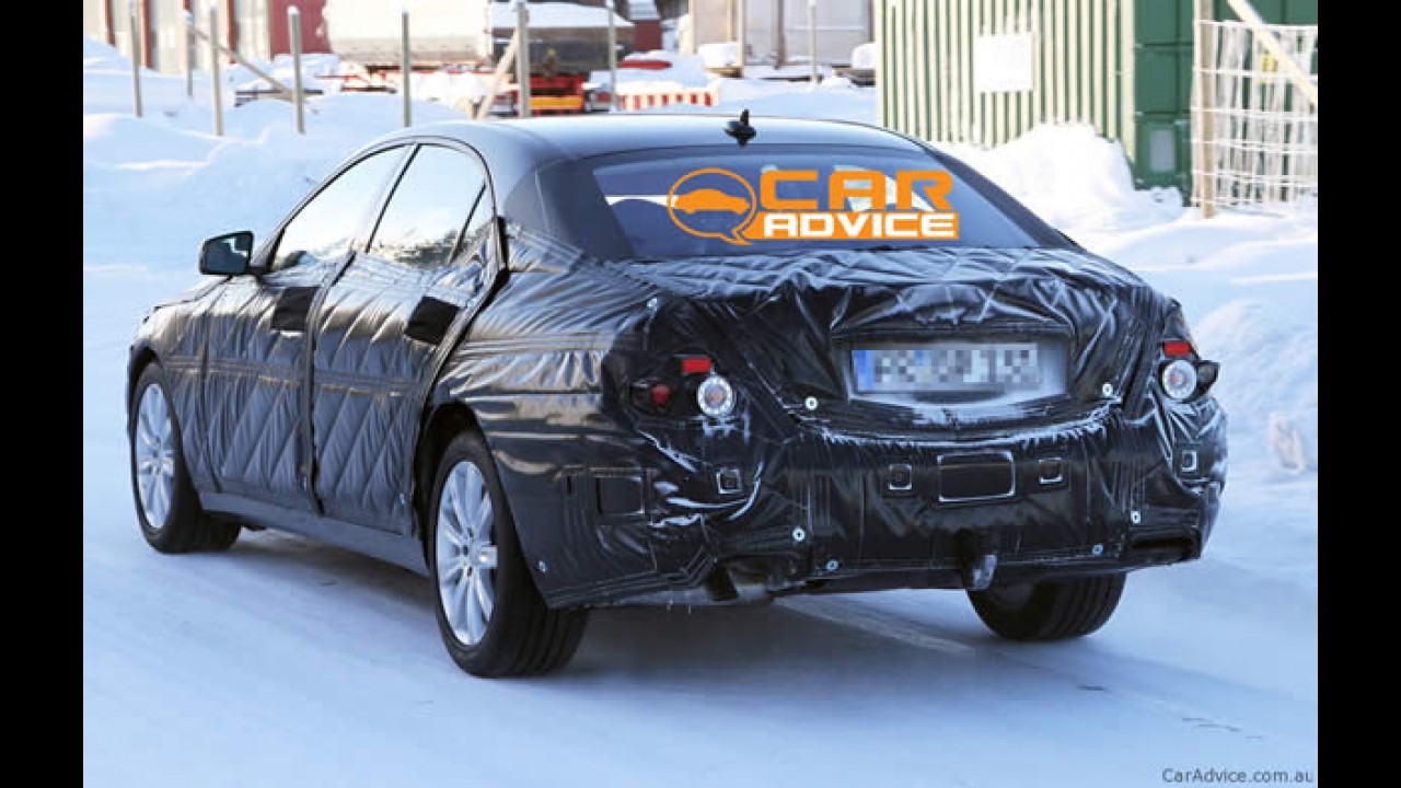 Futuro Mercedes Classe S é flagrado em testes no gelo