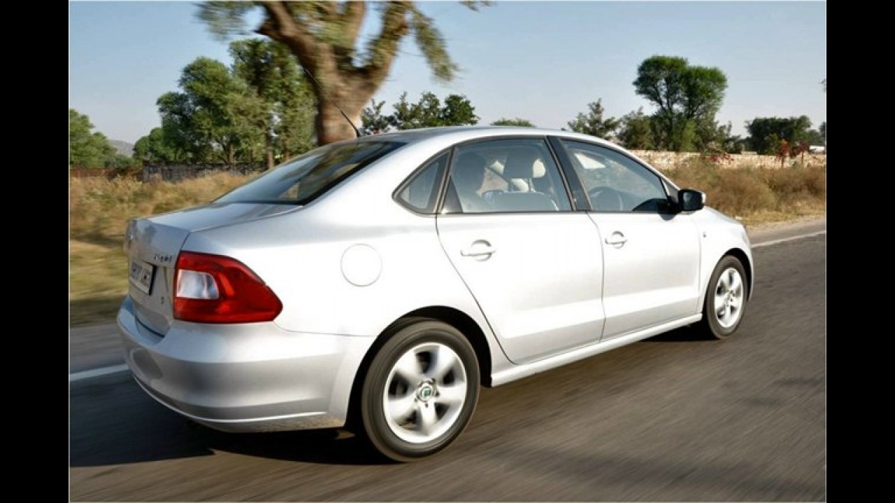 Skoda Rapid é lançado oficialmente na Índia
