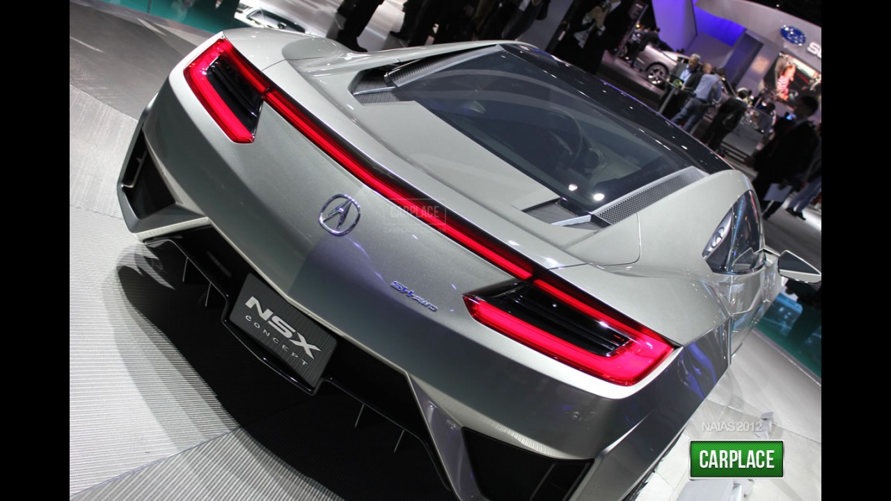 Direto de Detroit: Acura NSX Concept antecipa nova geração do esportivo japonês