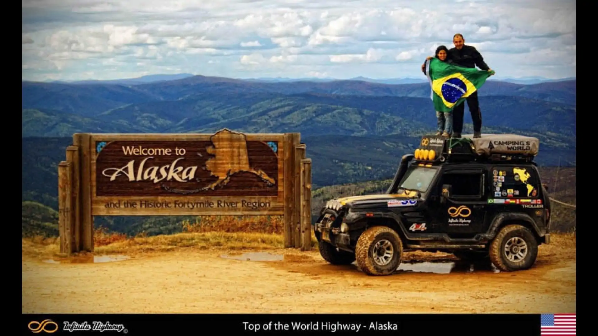 Casal viaja 95.000 km até o Alasca com Troller T4