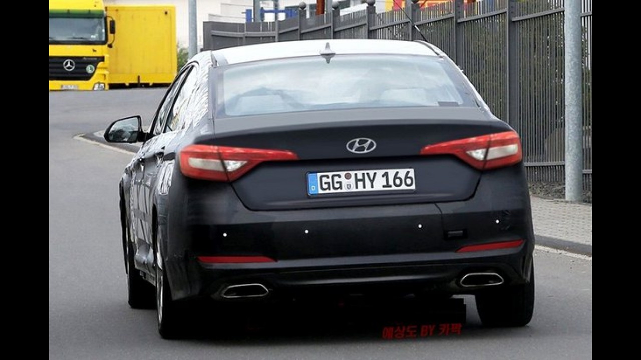 Segredo: veja como pode ser o visual do novo Hyundai Sonata