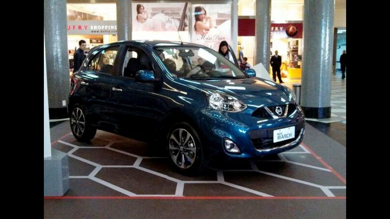 Nissan já exibe New March em SP - veja detalhes e galeria