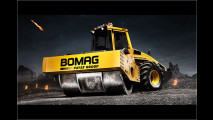 Mai: Bomag BW 332 Deep Impact Walzenzug