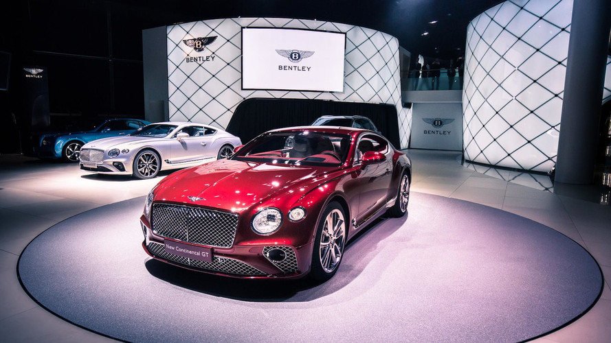 PHOTOS - La Bentley Continental GT, vedette de Francfort !