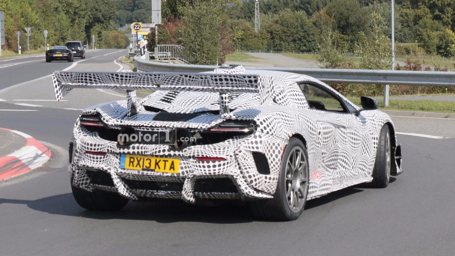 McLaren 675LT Race Car Spy Photos