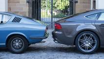 Audi S7 with Audi 100 Coupe S
