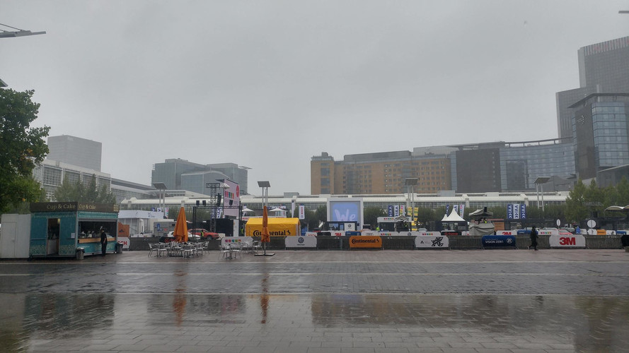 Pluie salon de Francfort 2017