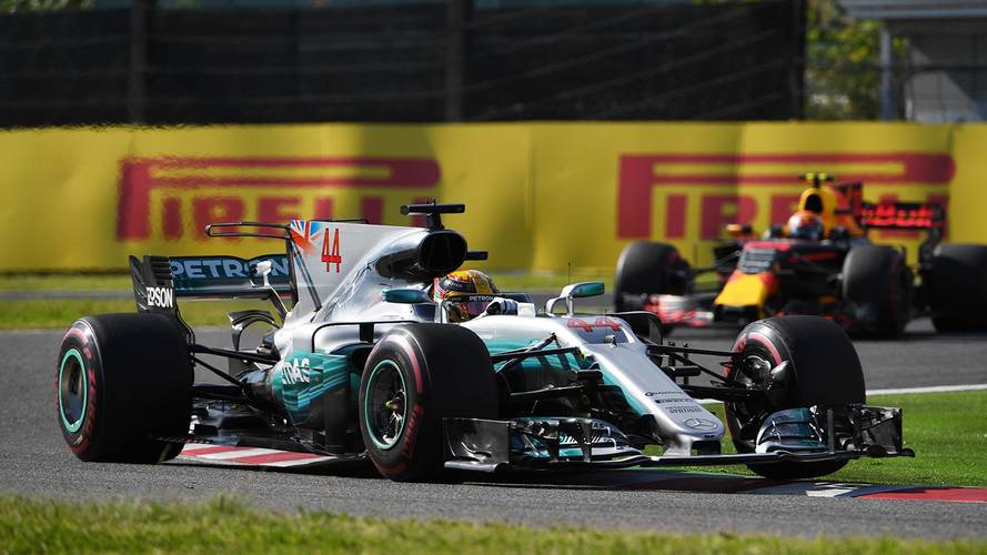 Japonya GP'sinde Hamilton kazandı, Vettel yarış dışı