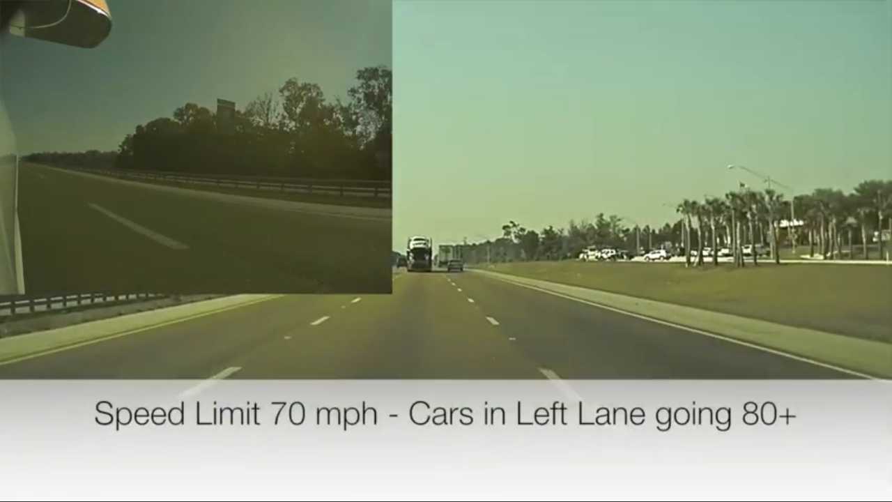 TeslaCam Road Rage Video In Florida Will Raise Discussions About Left Lane Use