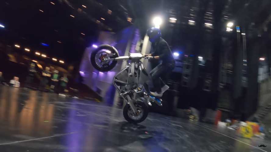 Watch French Stunt Rider Make Yamaha Niken Wheelies Look Easy