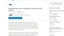 Ford job ad confirming 2023 Mustang