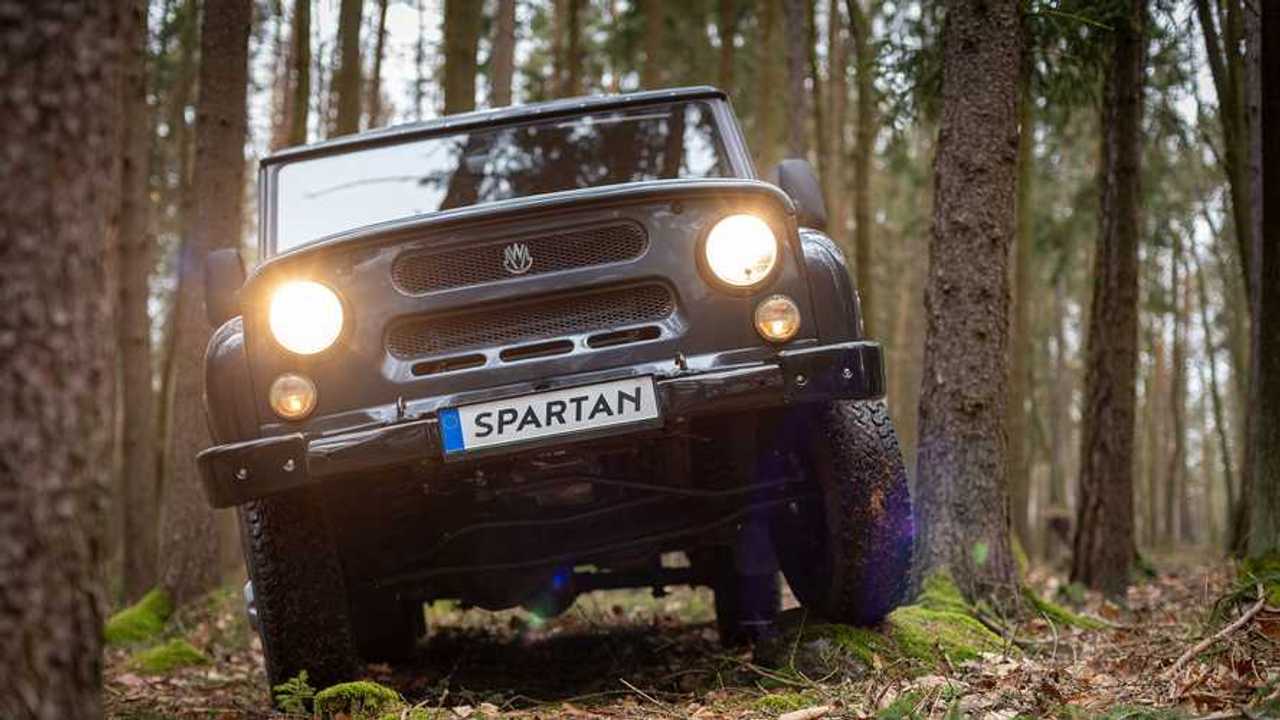 The Fully Electric MWM Spartan Brings The UAZ Hunter To New Mobility