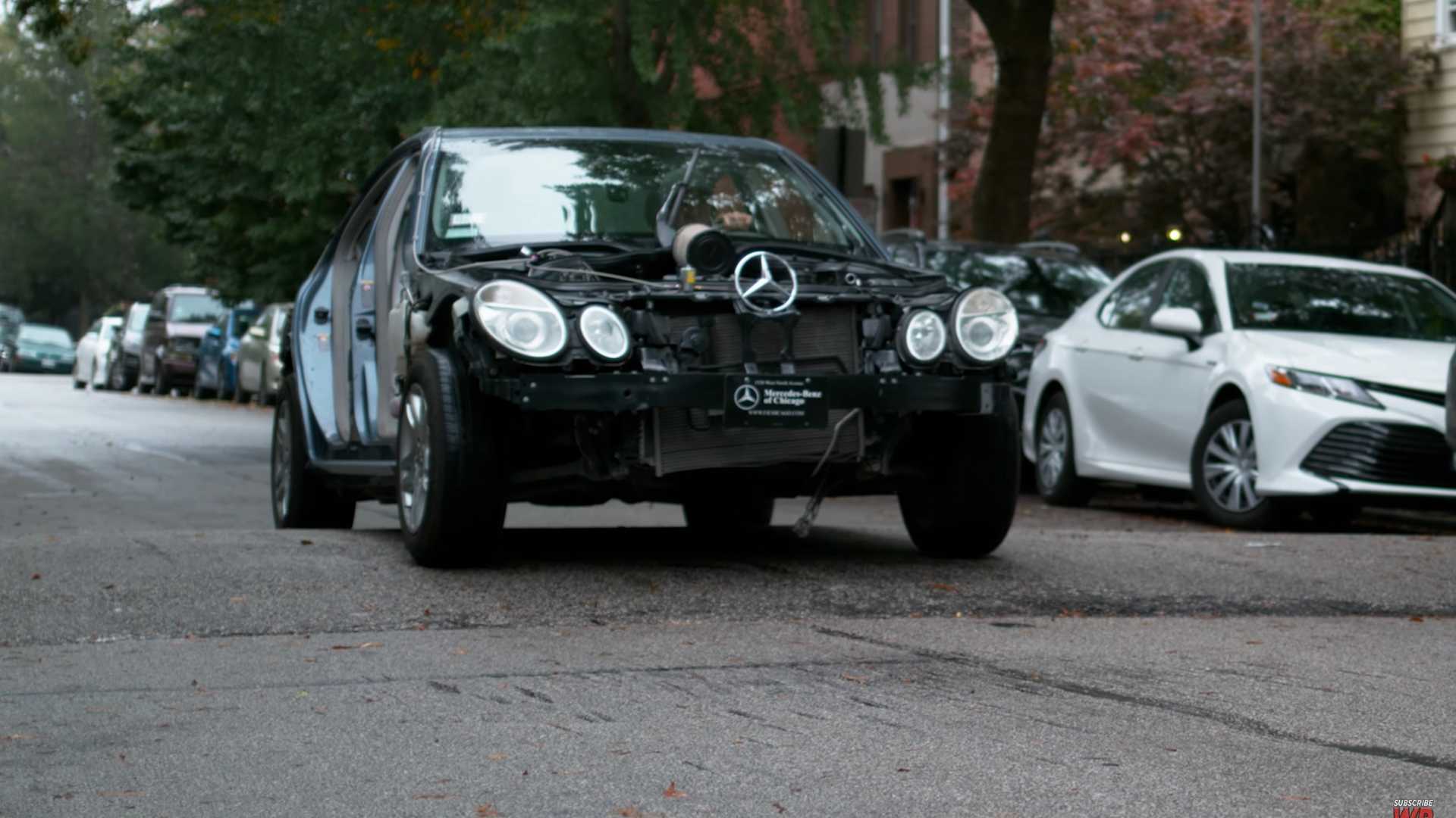 Watch What Hitting A Speed Bump At Full Speed Does To Your Car