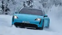2020 Porsche Taycan 4S: Ice Driving