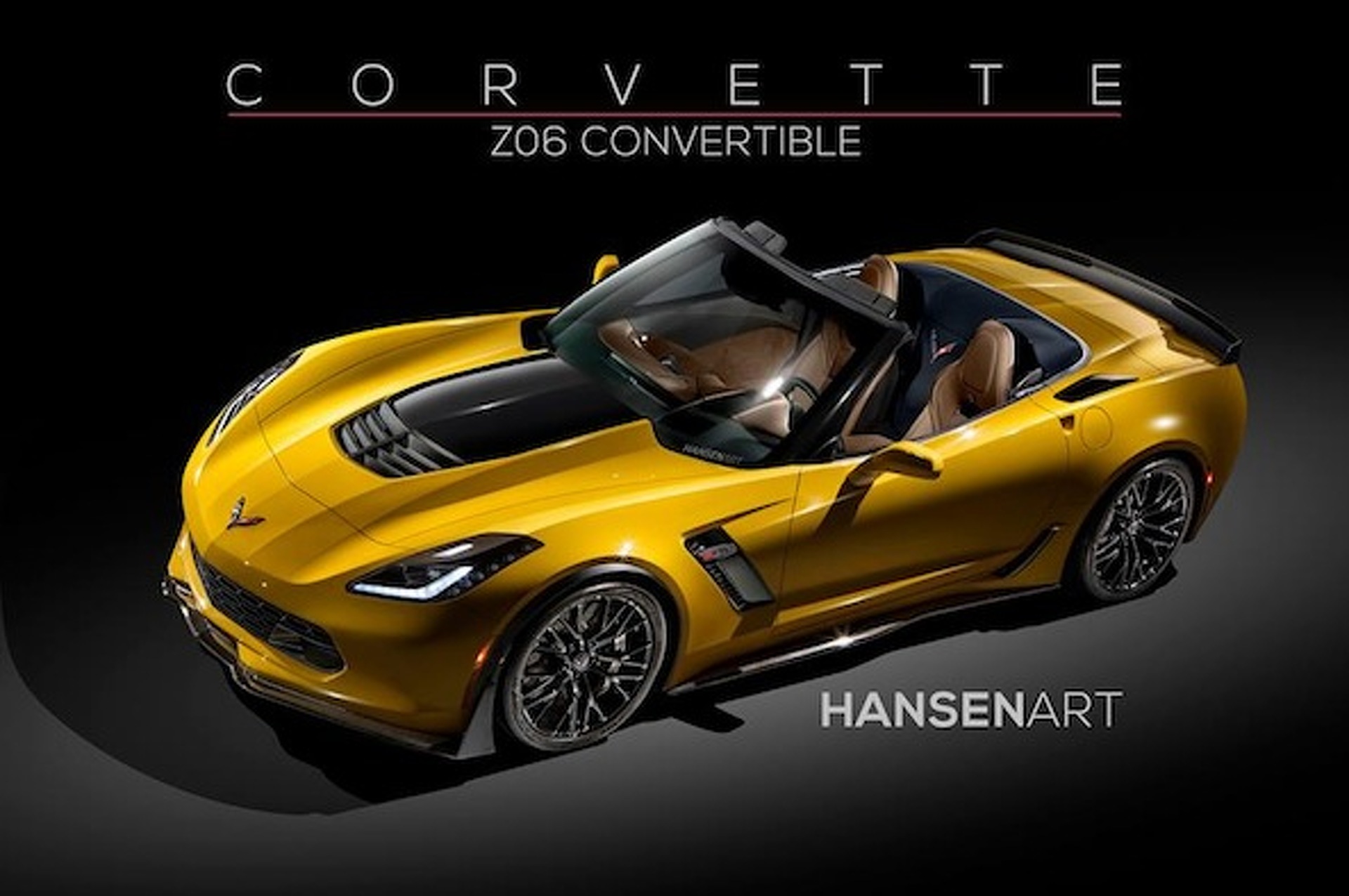 Stunning Corvette Z06 Convertible Rendered