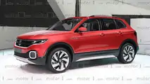 Volkswagen Polo SUV Rendering