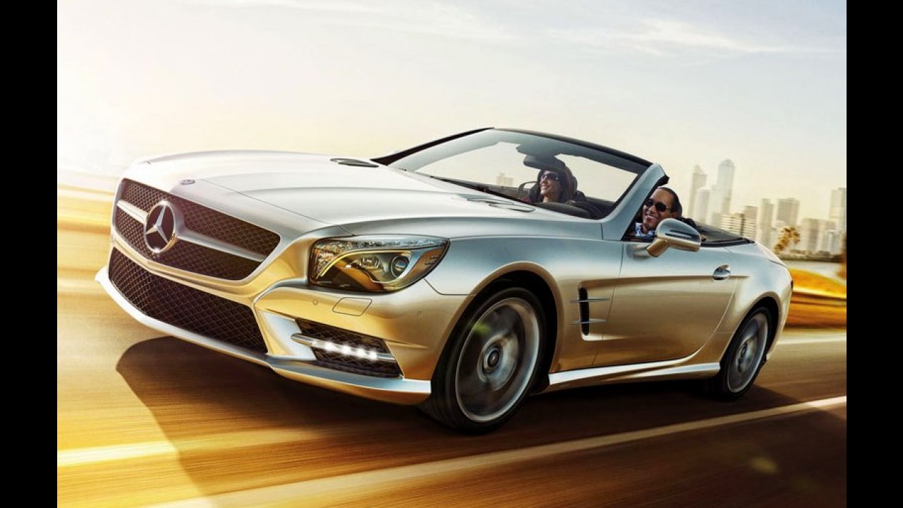 Mercedes SL Roadster 2017 aparece em primeira foto antes da estreia