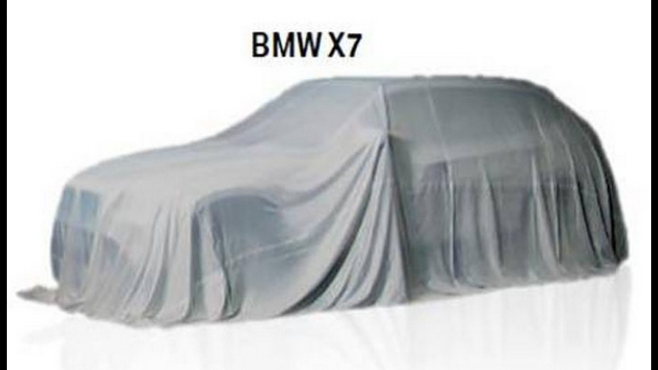 Previsto para 2019, inédito BMW X7 de sete lugares aparece em teaser