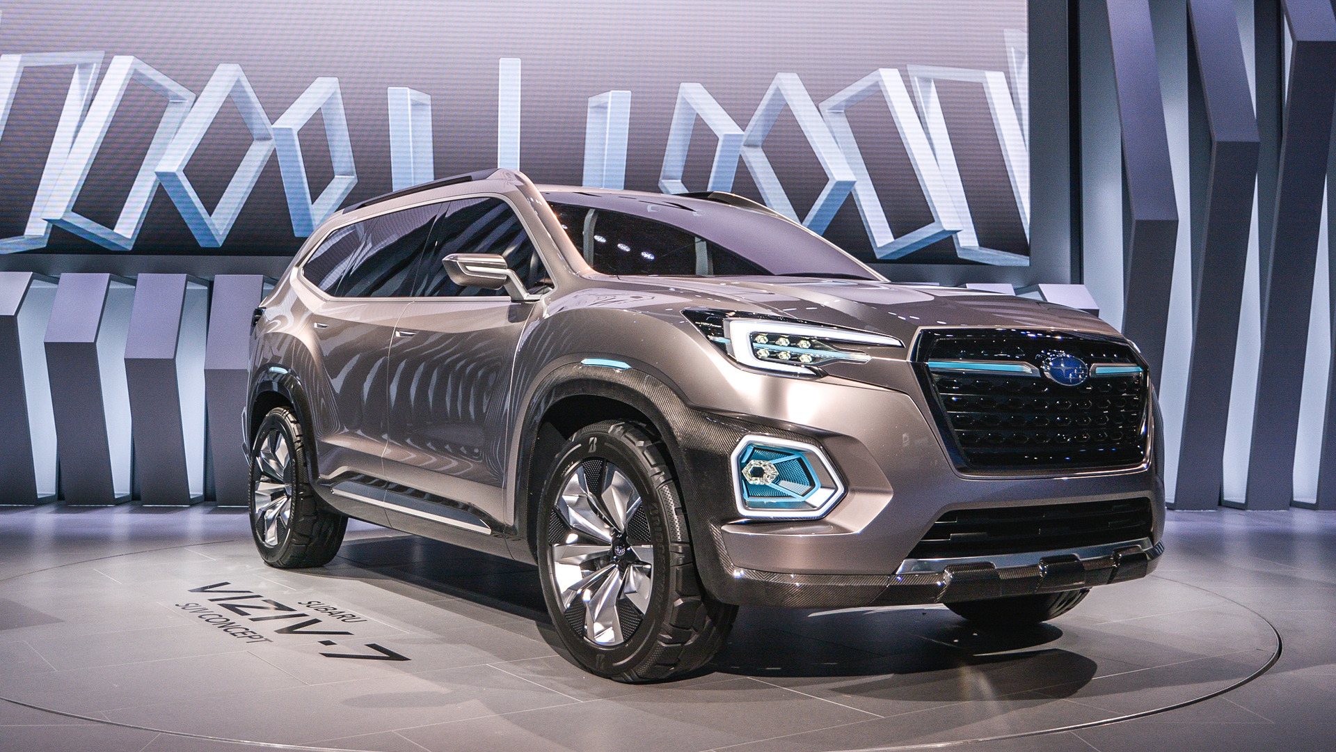 5 Inch Long Subaru Viziv 7 Concept Is Ready To Shrug Off Vw Atlas