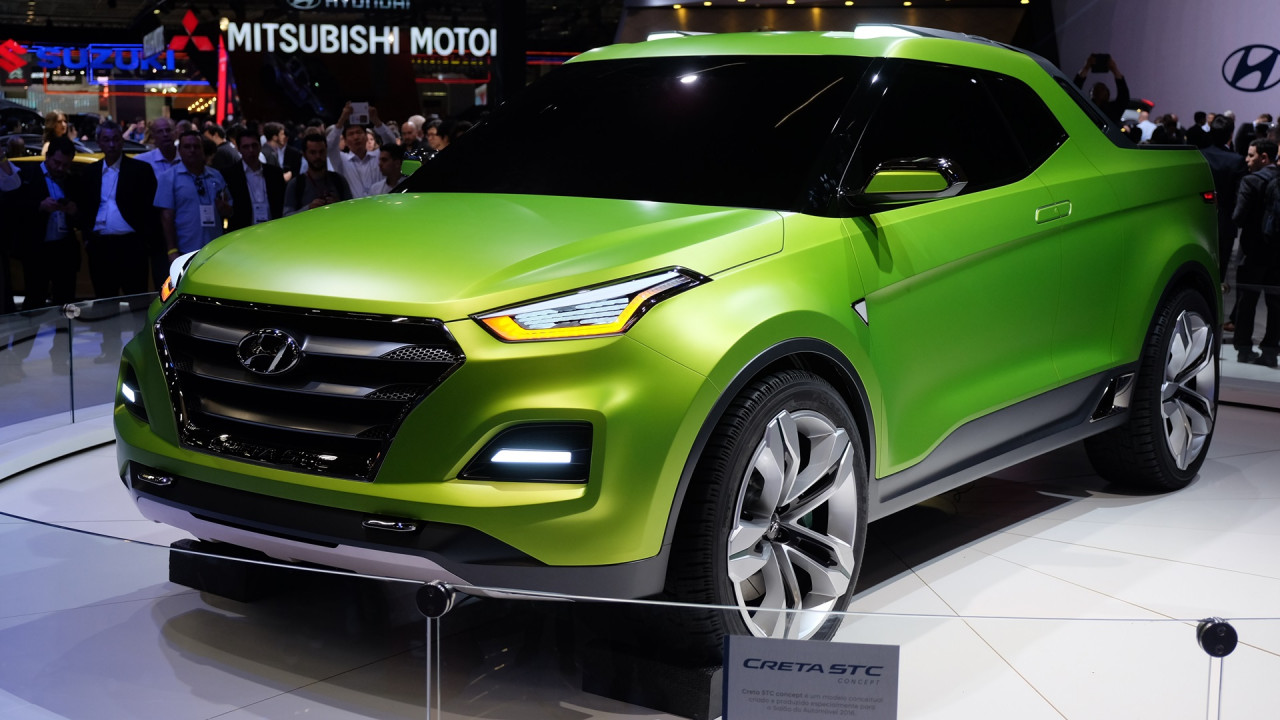Salão do Automóvel: Hyundai Creta STC Concept surpreende e sugere uma picape anti-Toro