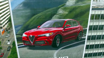 Alfa Romeo Stelvio Quadrifoglio mural