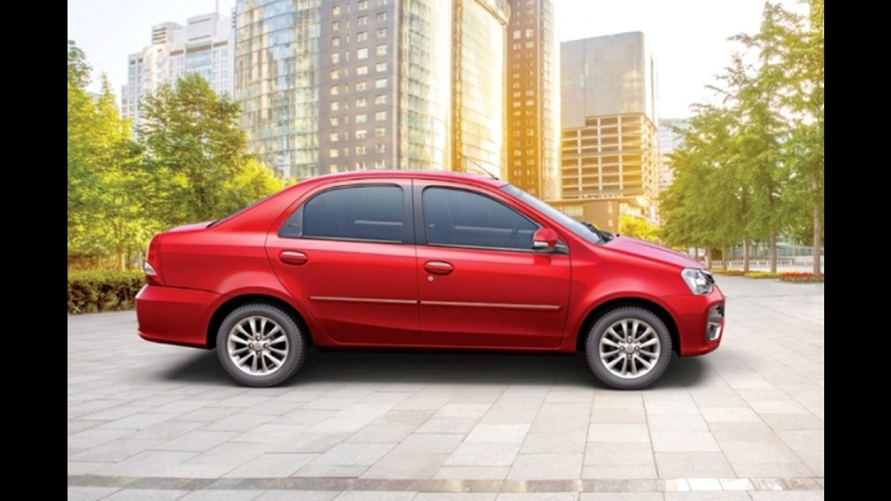 Toyota Etios 2017 reestilizado é lançado na Índia - fotos oficiais