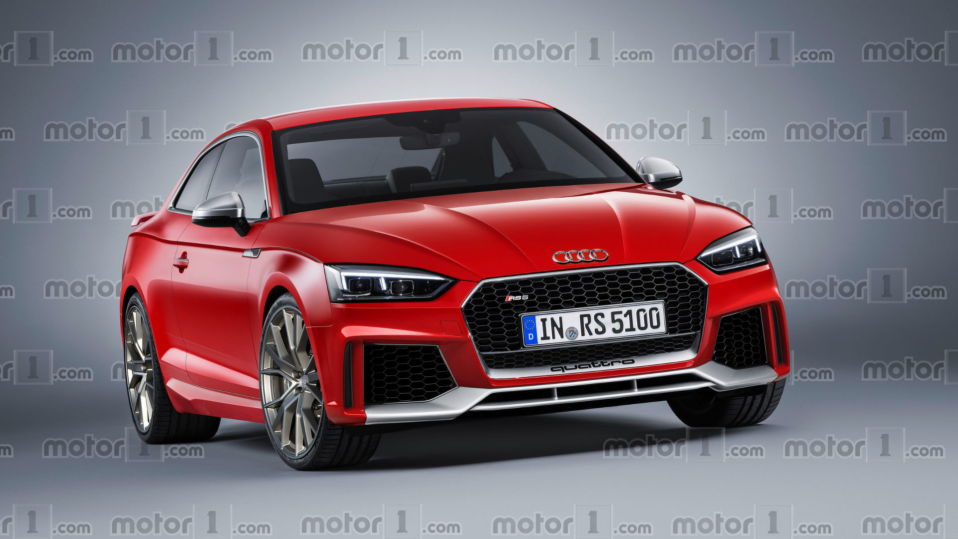 2018 Audi Rs5 Coupe Render Hides Porsche Panamera 4s Heart