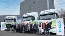 La Consegna di 15 Iveco S-Way a biometano alla Spezzano Trasporti
