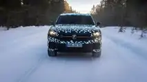 VW Touareg (2023) zeigt sich mit Facelift auf Teaserbildern
