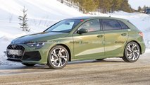 Audi A3 Sportback Facelift No Camo Spy Photos