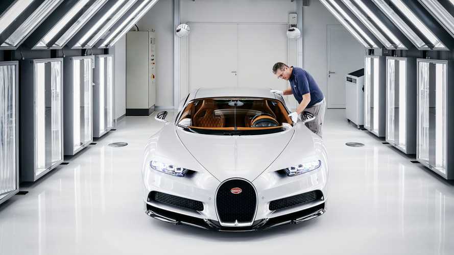 Sapete quanto tempo ci vuole per colorare una Bugatti Chiron?