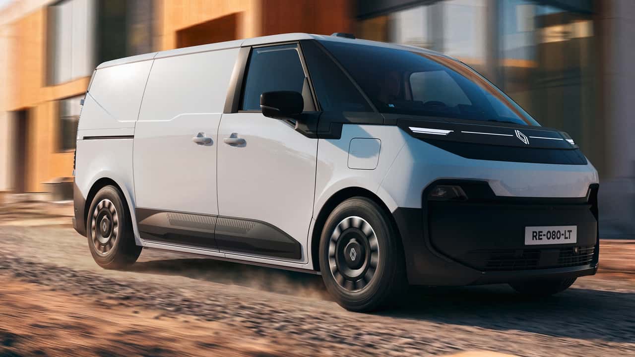 Renault Trafic elettrico, 800 volt e ricarica da record