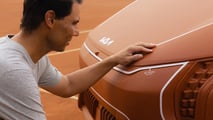 Kia EV4 GT clay tribute to Rafael Nadal