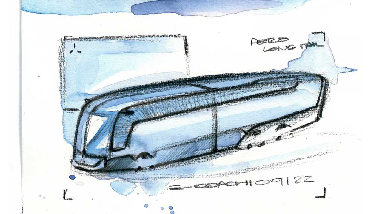 Design-Skizze Electrified Coach (ELCH)