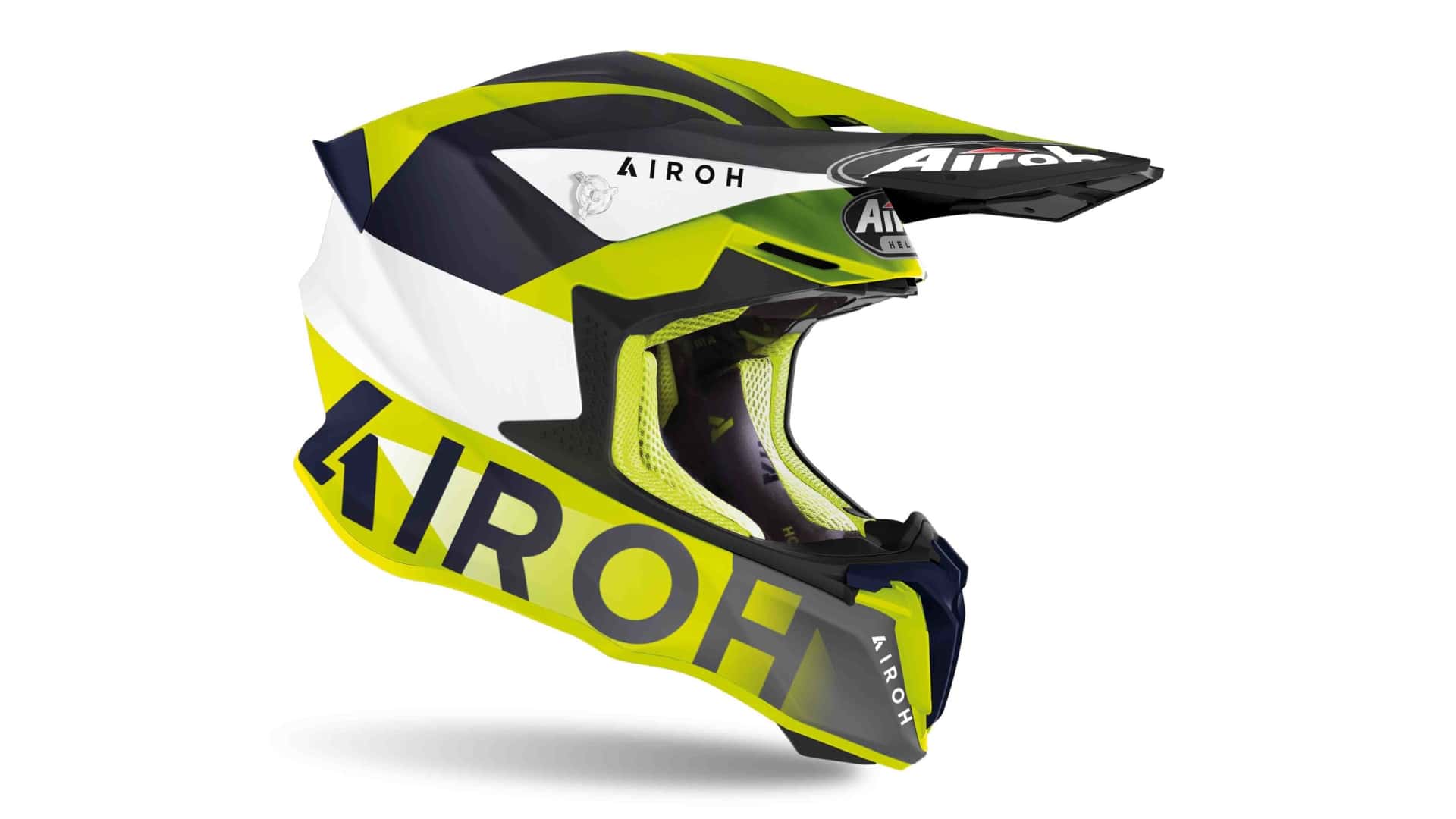 AIROH CROSS MOTORCYCLE HELMET TW3K55 TWIST 3 King Rosso Gloss