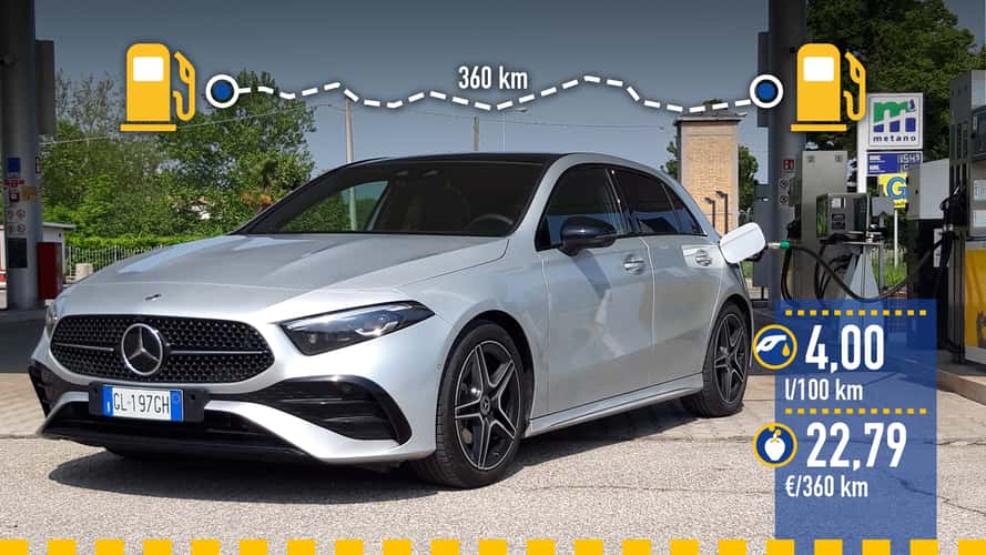 Mercedes-Benz A 200 híbrido ligero: prueba de consumo real