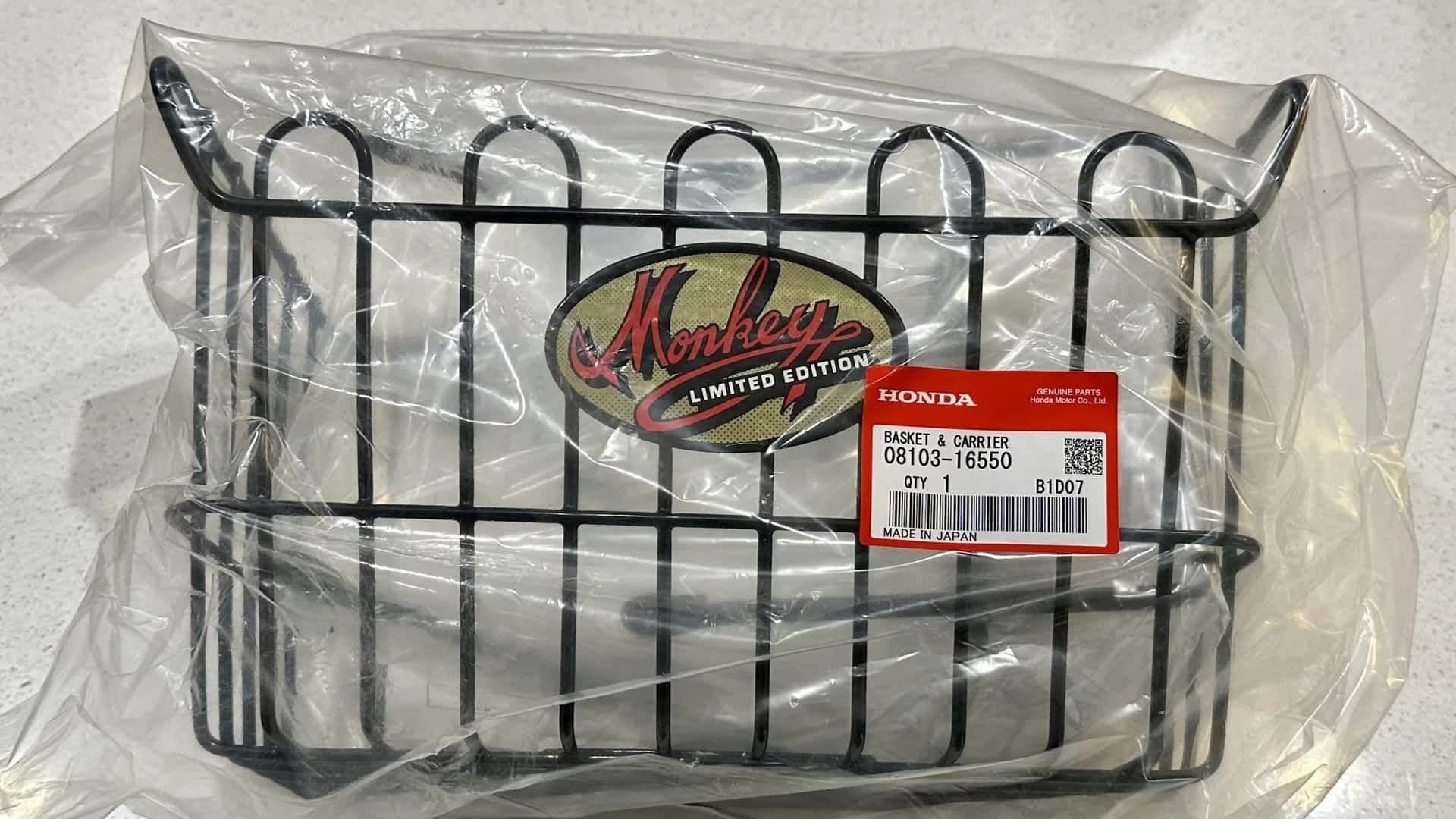 Monkey Limited Edition バイク用バスケット 【公式通販】