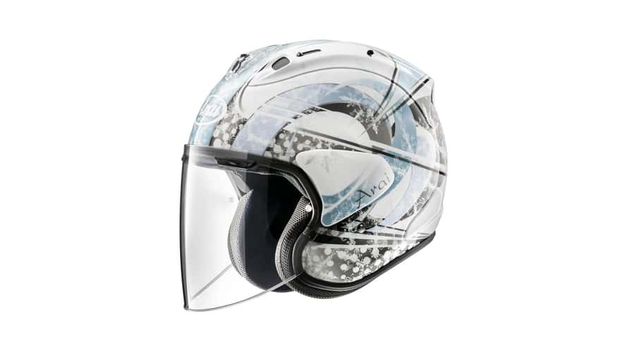 Arai Comes Out With A New Snow Globe Graphic For Its VZ-RAM