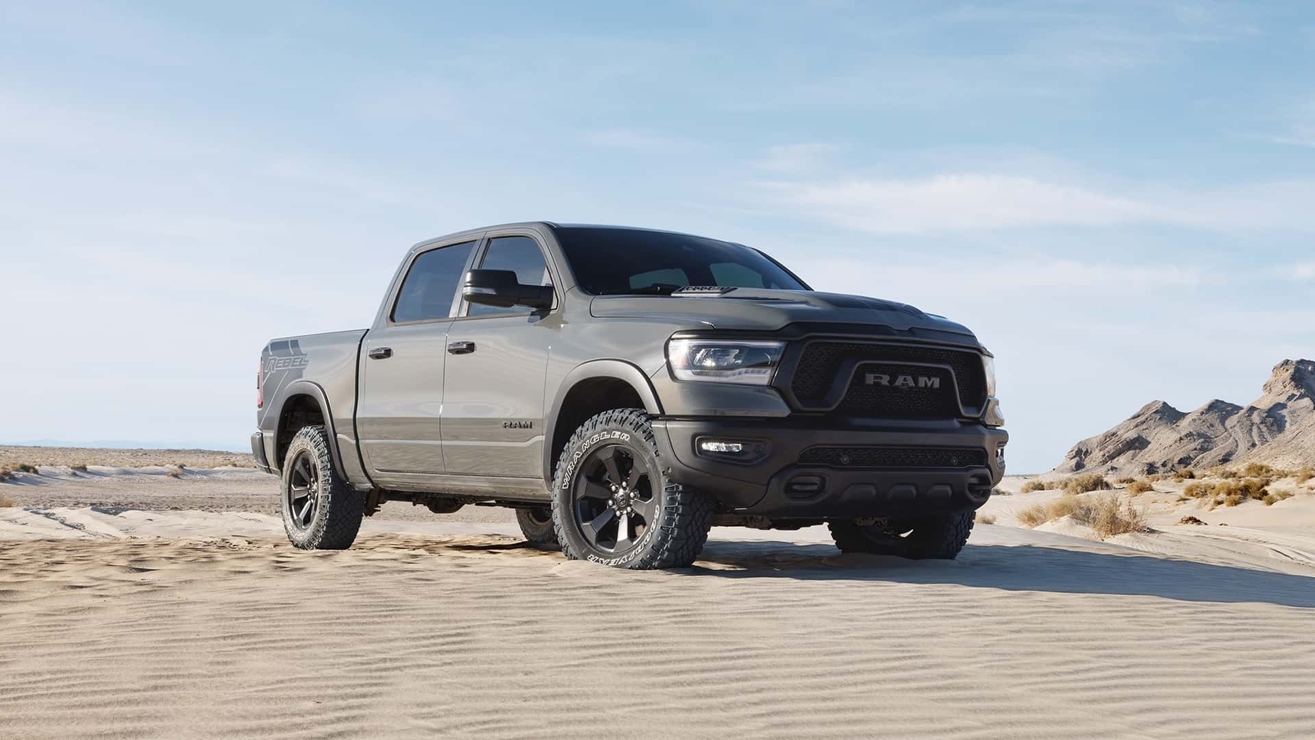 KEEPDSGN Front Bumper Lip Splitter With Strut Rods For Dodge Ram 1500 SLT TRX - Carbon Fiber Look