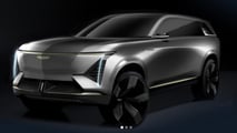 Cadillac Escalade IQ sketch front three quarters