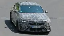 BMW M5 2024, le nuove foto spia al Nurburgring