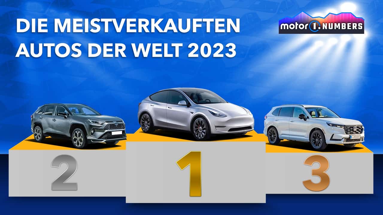 Motor1 Numbers: Die meistverkauften Autos der Welt 2023