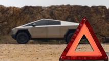 Tesla Cybertruck Stuck