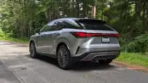 Lexus RX450h+ PHEV rear three quarter