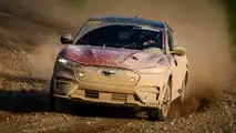 Ford Mustang Mach-E Rally prototype testing