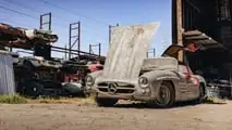 Mercedes-Benz 300SL en el depósito de chatarra: la colección Rudi Klein. Crédito de la foto: Kegun Morkin/RM Sotheby's